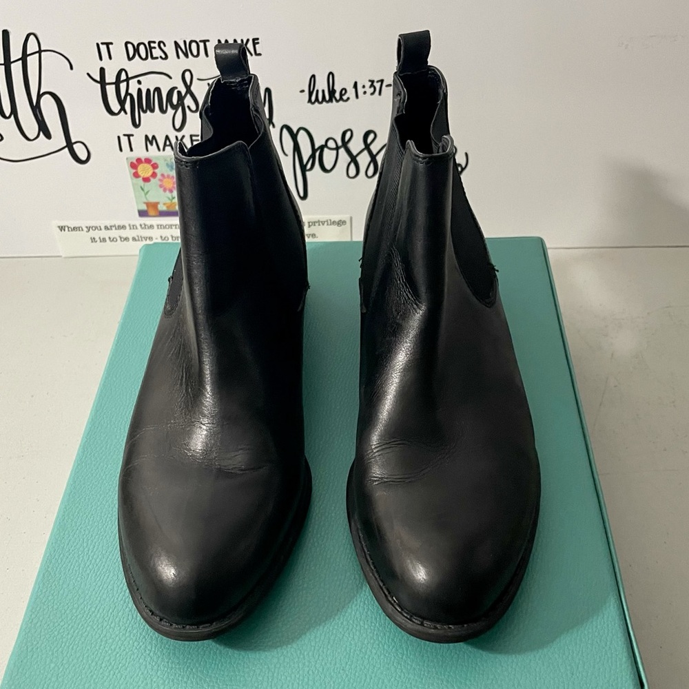 Franco Sarto - Black Ankle Boots - Size: 8.5